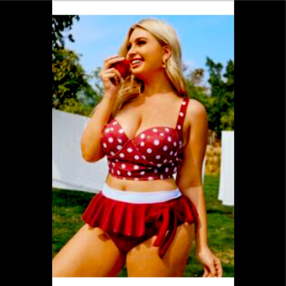 Adorable polka dot swim 3XL still in bag
